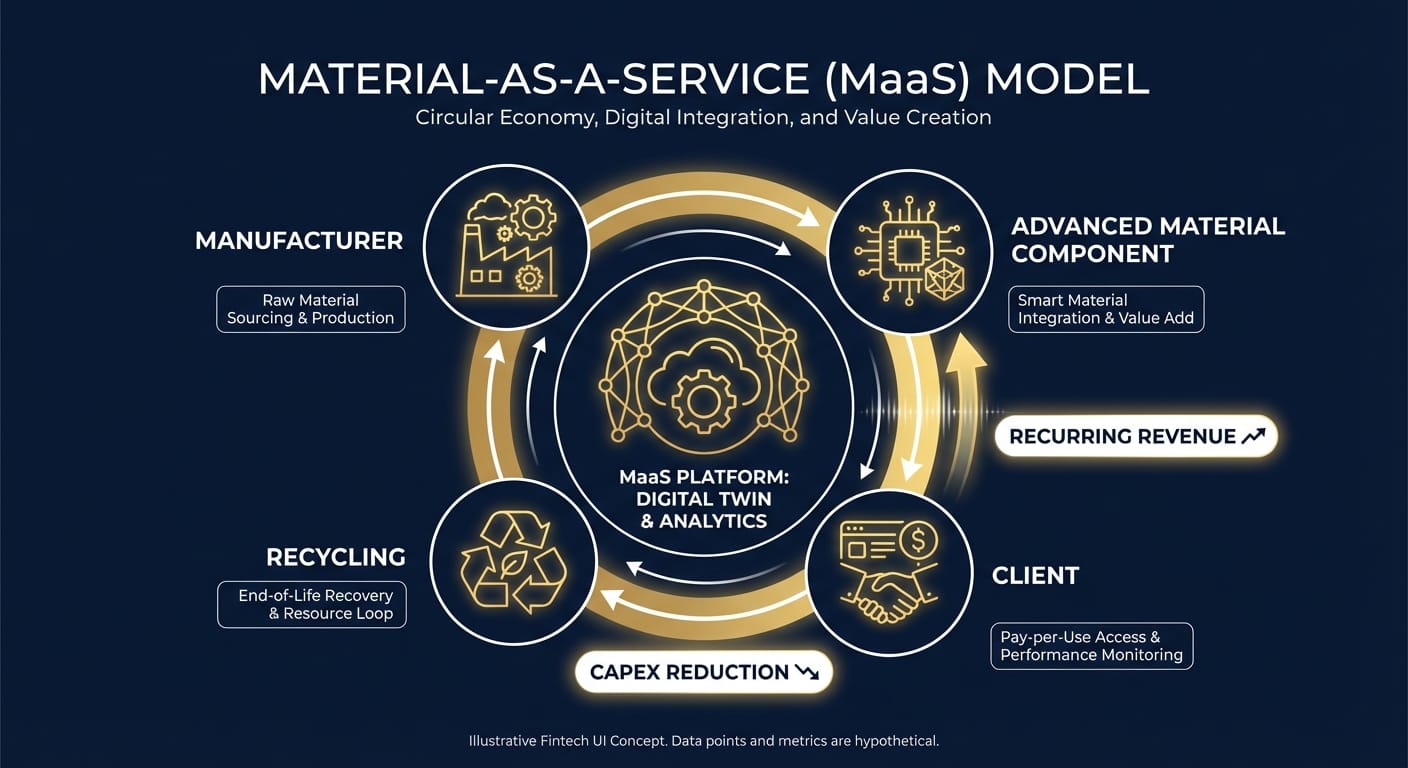 Diagrama do Modelo Material-as-a-Service